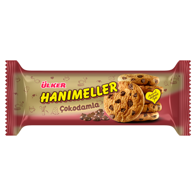 Hanımeller Çikolata Parçalı Rulo Kurabiye 82 G